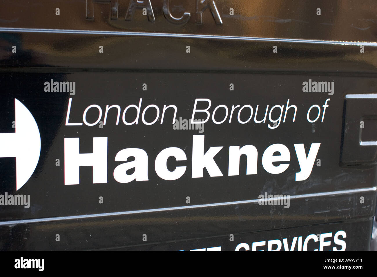 London Borough of Hackney smaltimento dei rifiuti bin Foto Stock