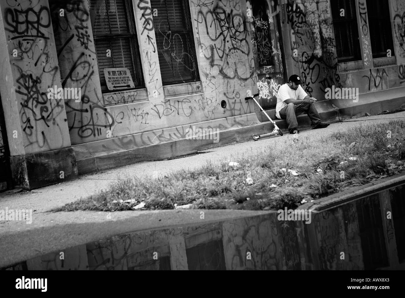 sotto il el Foto Stock