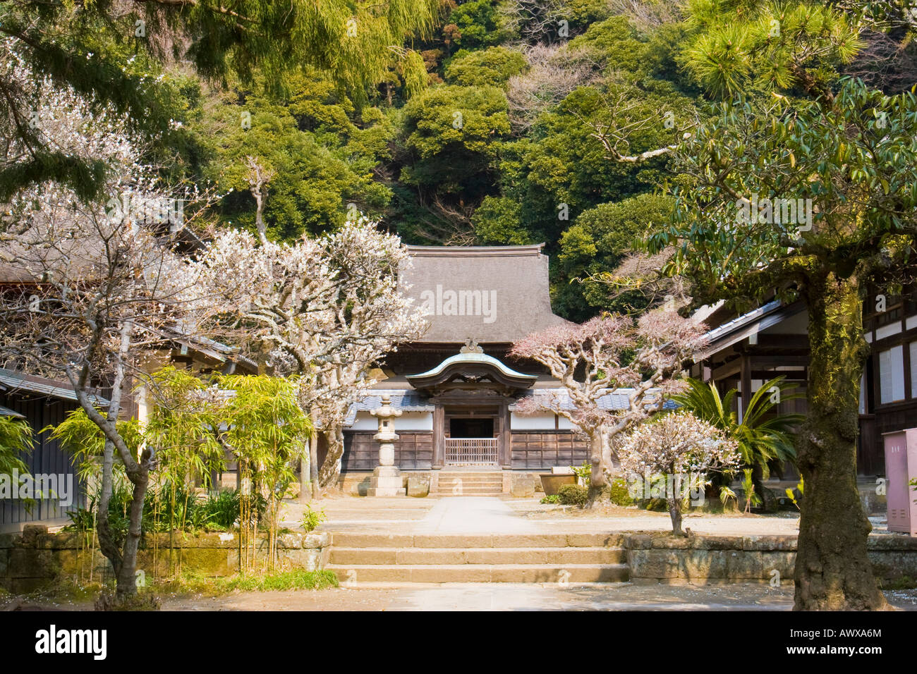 Motivi di Shariden all'interno del tempio Engakuji a Kamakura Giappone Foto Stock