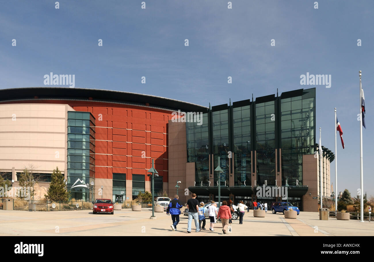Denver Pepsi Sport, eventi e un centro di intrattenimento, home per la valanga, pepite, schiacciare e Mammut Foto Stock