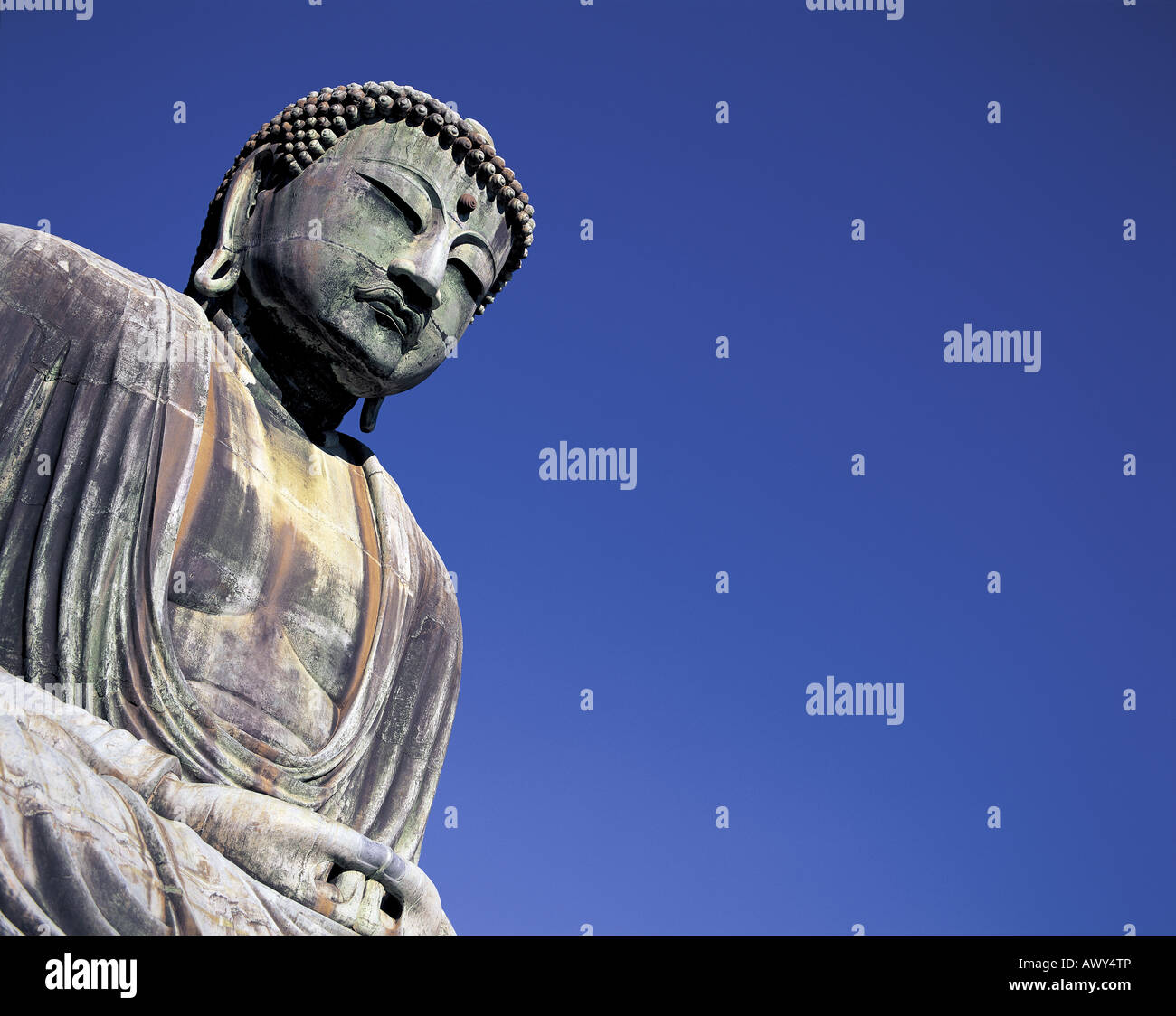 Grande Buddha (Daibutsu) Kotoku-In Hase Kamakura Giappone Foto Stock