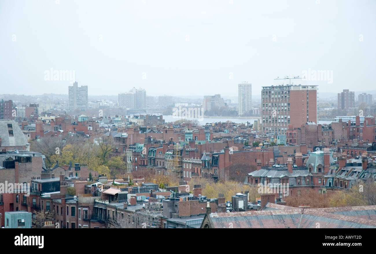 Back Bay a Boston Foto Stock