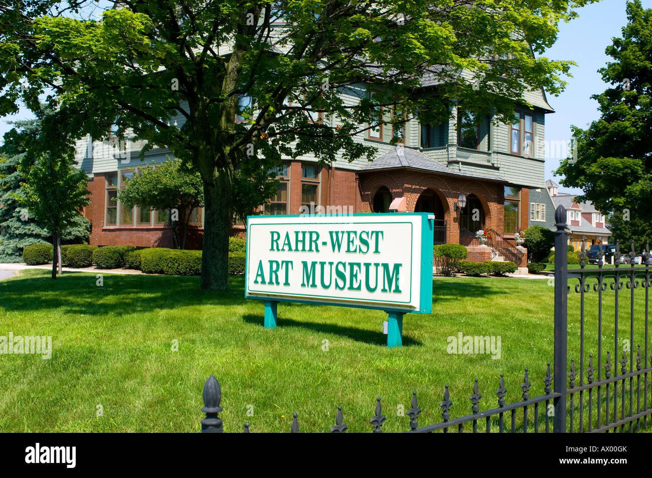 Rahr West Art Museum di Manitowoc nel Wisconsin Foto Stock