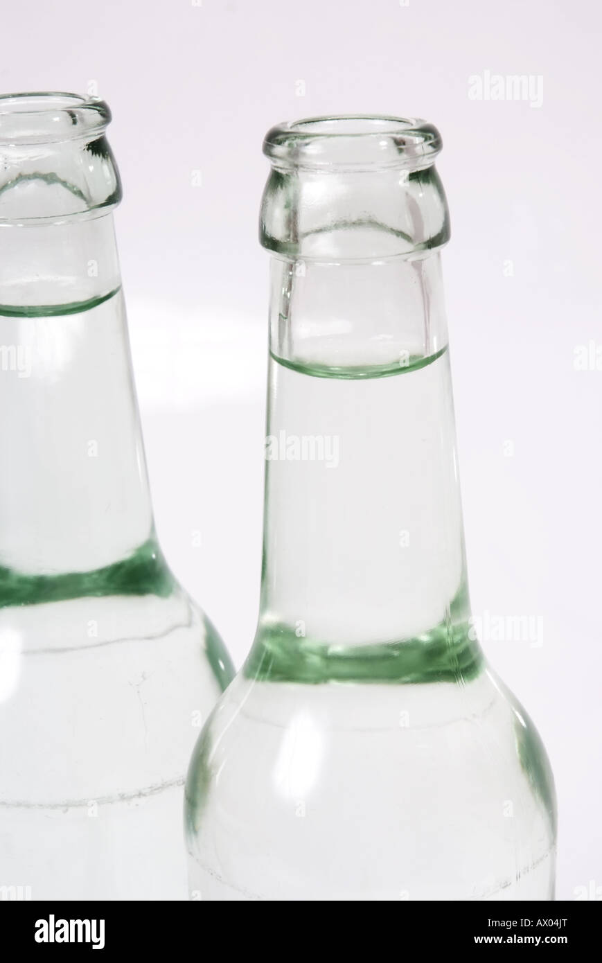 Bottiglie a Flaschen Foto Stock