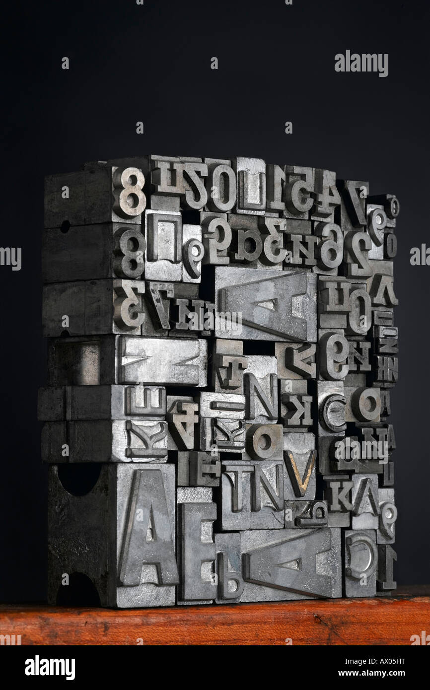 Tipografie Immagini E Fotos Stock Alamy
