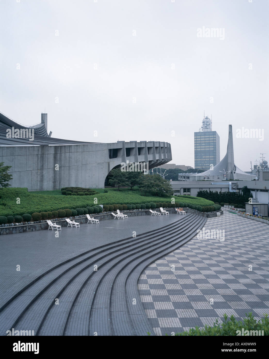 Lo Stadio Yoyogi, TOKYO, GIAPPONE Foto Stock
