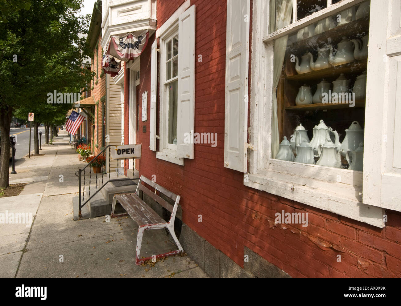 Stati Uniti d'America, Pennsylvania, Gettysburg, Centro Storico Foto Stock