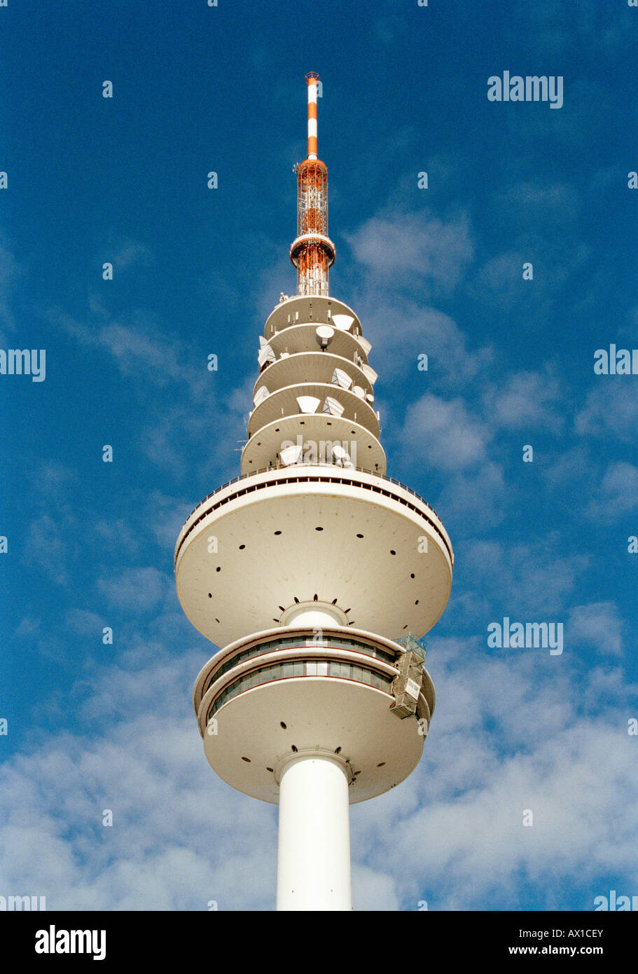 La torre della televisione, Amburgo, Germania Foto Stock