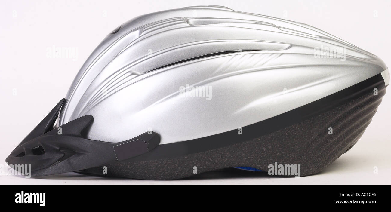 Argento noleggio casco L3 Foto Stock