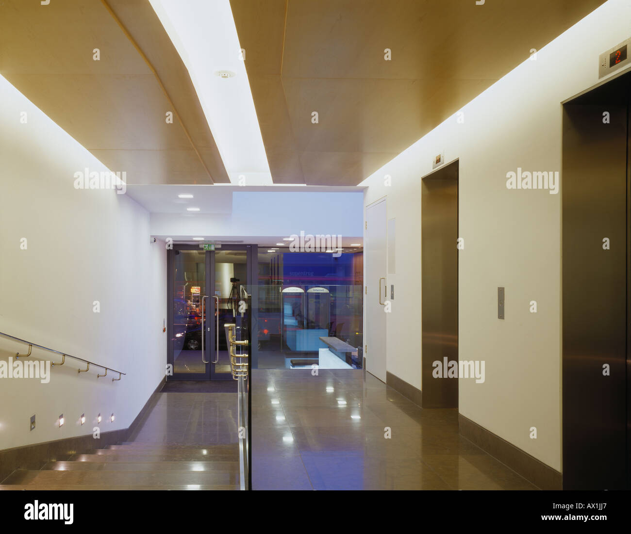 322 High Holborn RECEPTION, LONDON, Regno Unito Foto Stock