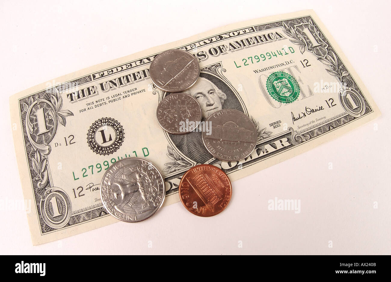 Moneta americana uid 1445701 Foto Stock