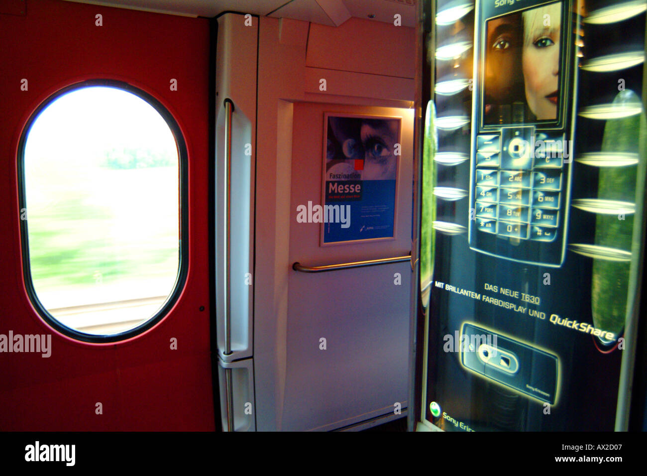 Il treno interno Germania Foto Stock