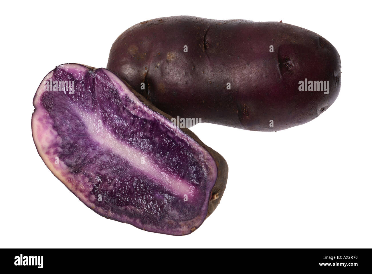 Patate viola Foto Stock
