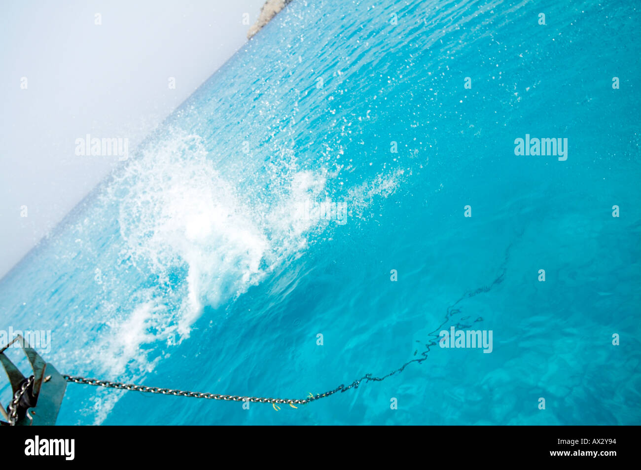 Nave a vela vele acqua di mare ocean fun Foto Stock