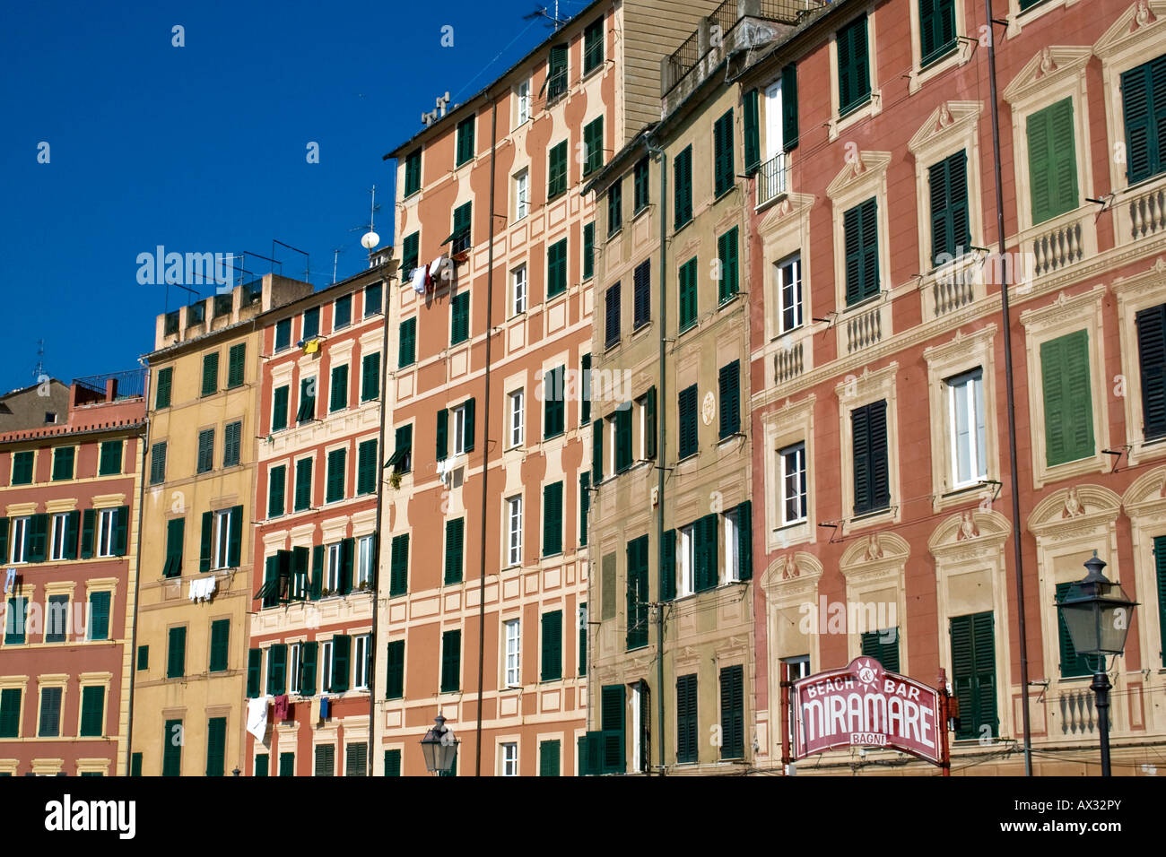 Casa Camogli, Italia Foto Stock