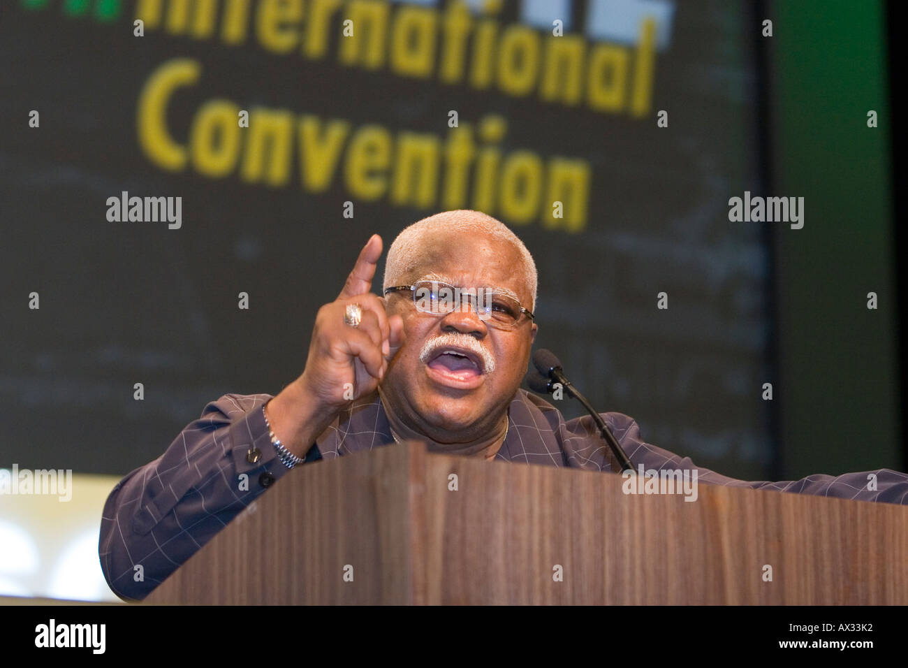 NEA Presidente Reg Weaver Foto Stock