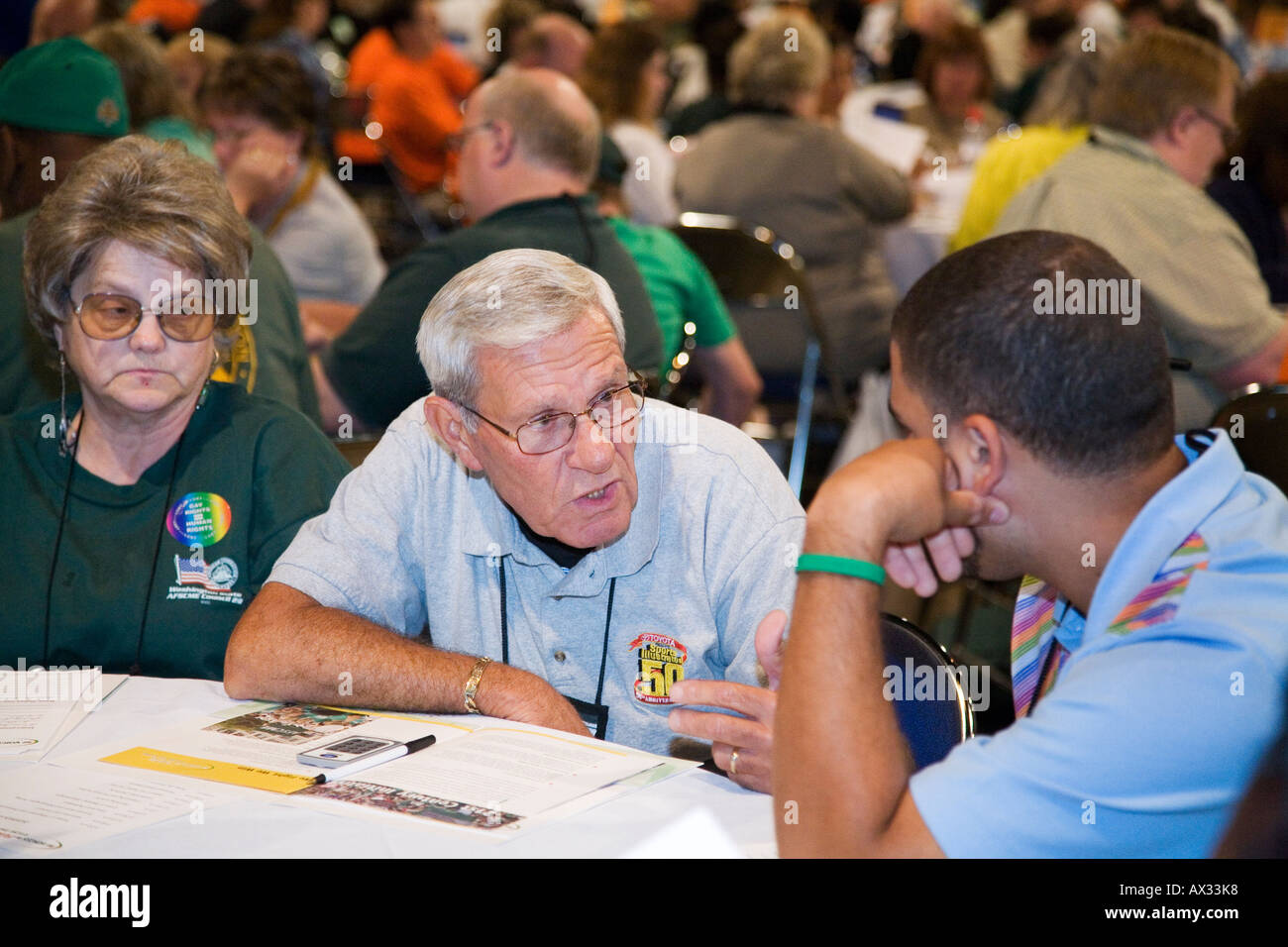 Electronic Town Meeting Foto Stock