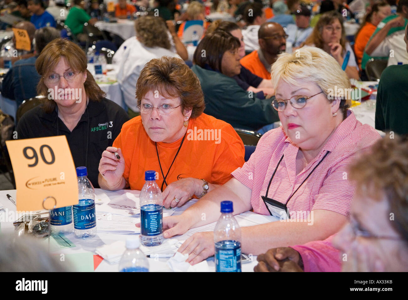 Electronic Town Meeting Foto Stock