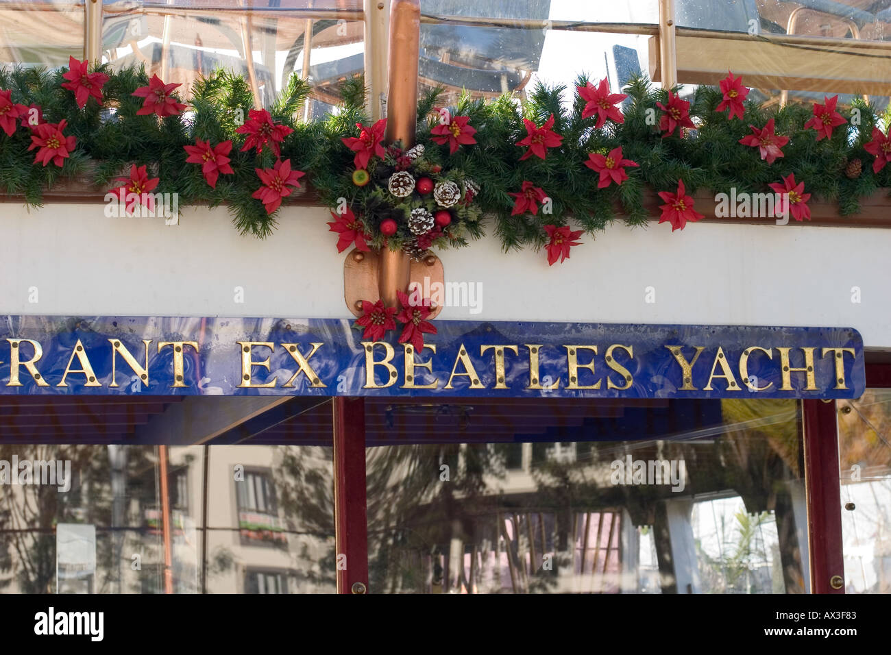 Ex Beatles Yacht vagabonda Ristorante a Funchal Madeira Foto Stock