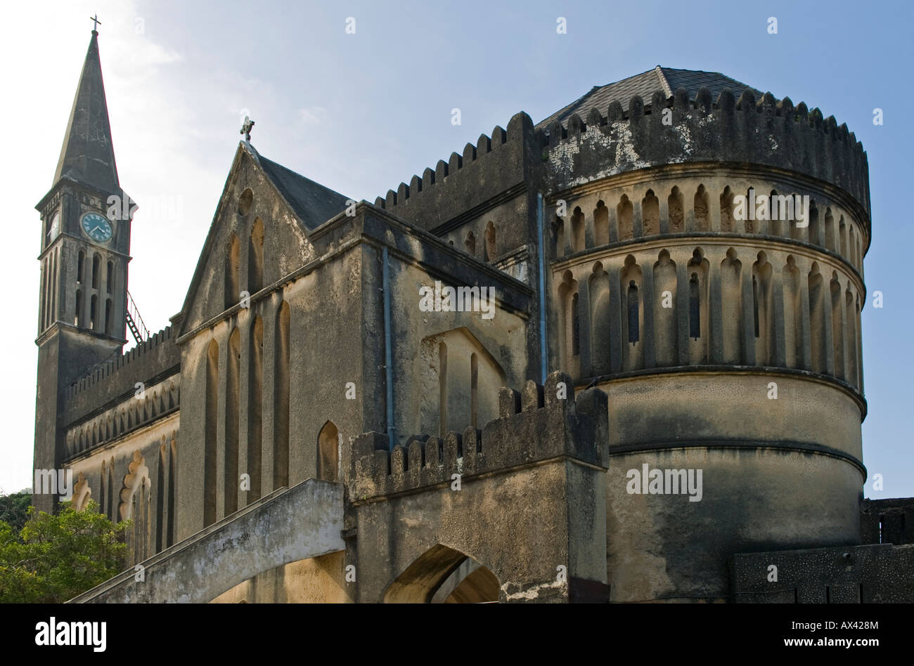 Zanzibar Stone Town la chiesa Anglicana nel centro della città Foto Stock