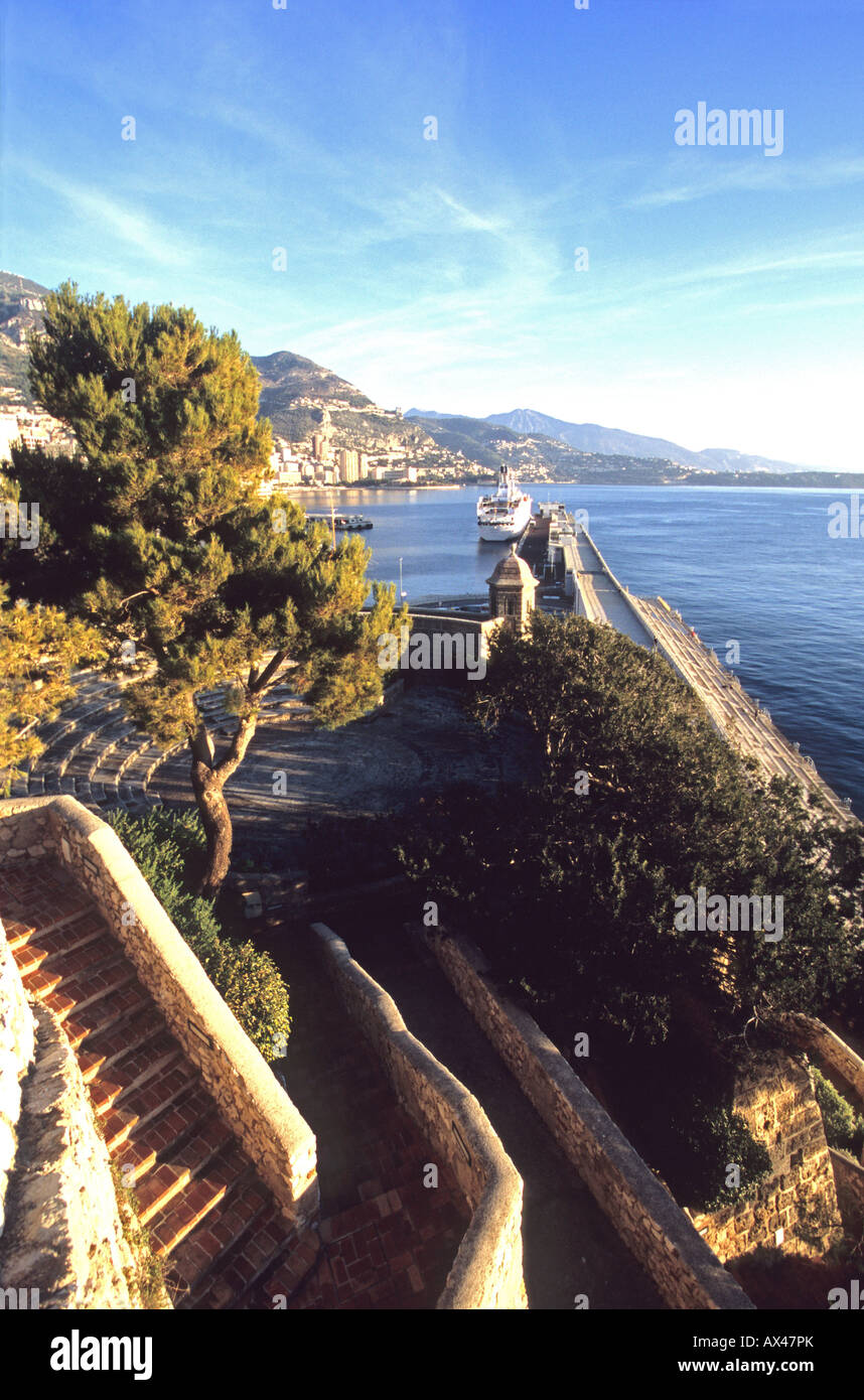 Saint Martin Garden Monaco Monte Carlo Principaute de Monaco Costa Azzurra Paca Francia Europa Foto Stock
