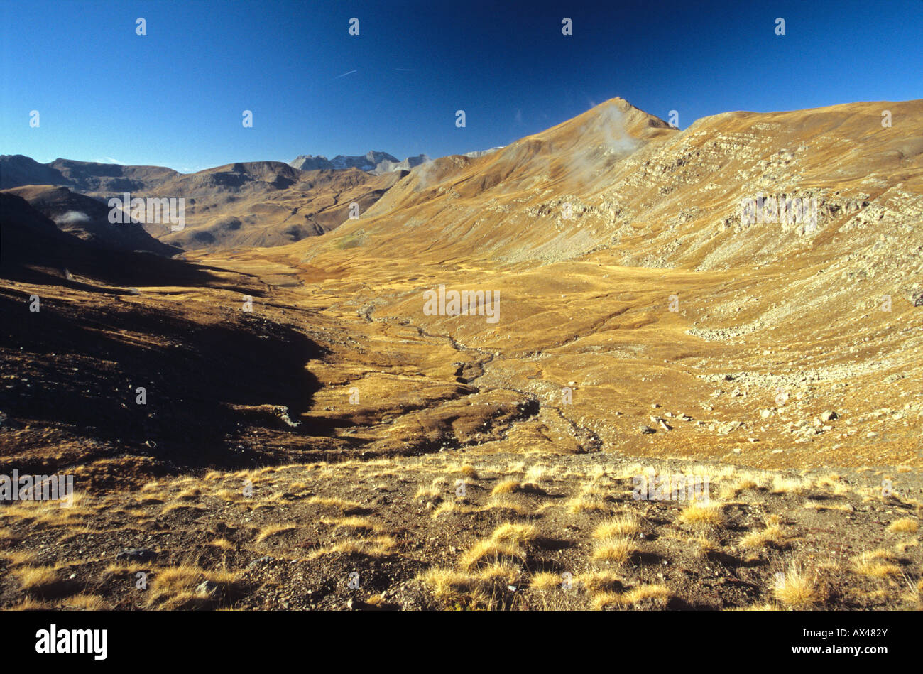 Col de la Bonnette Restefond Alpes-maritimes 06 Mercantour alpi francesi Paca Francia Europa Foto Stock