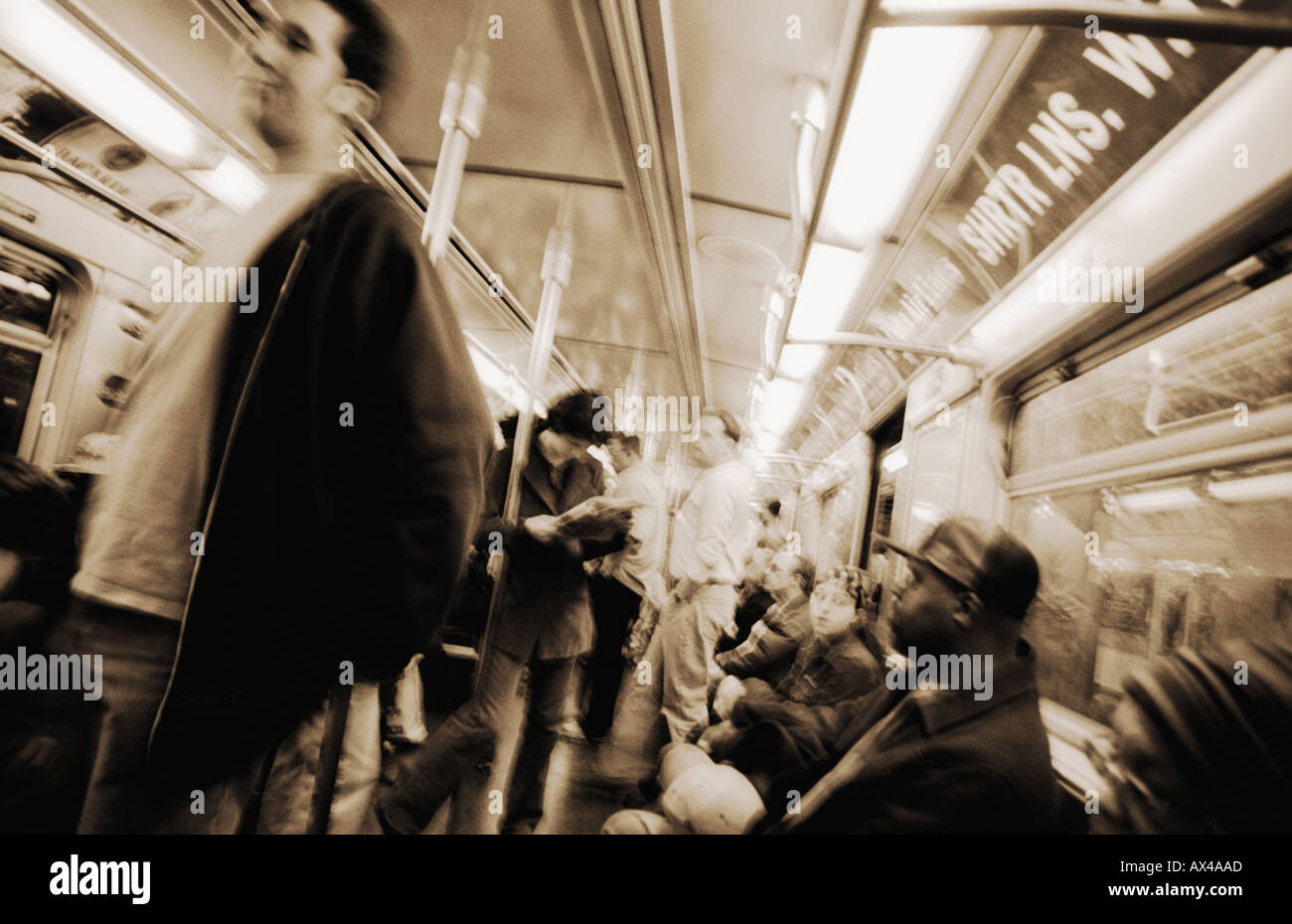 La metropolitana di New York City metropolitana non rilascia street photography Foto Stock