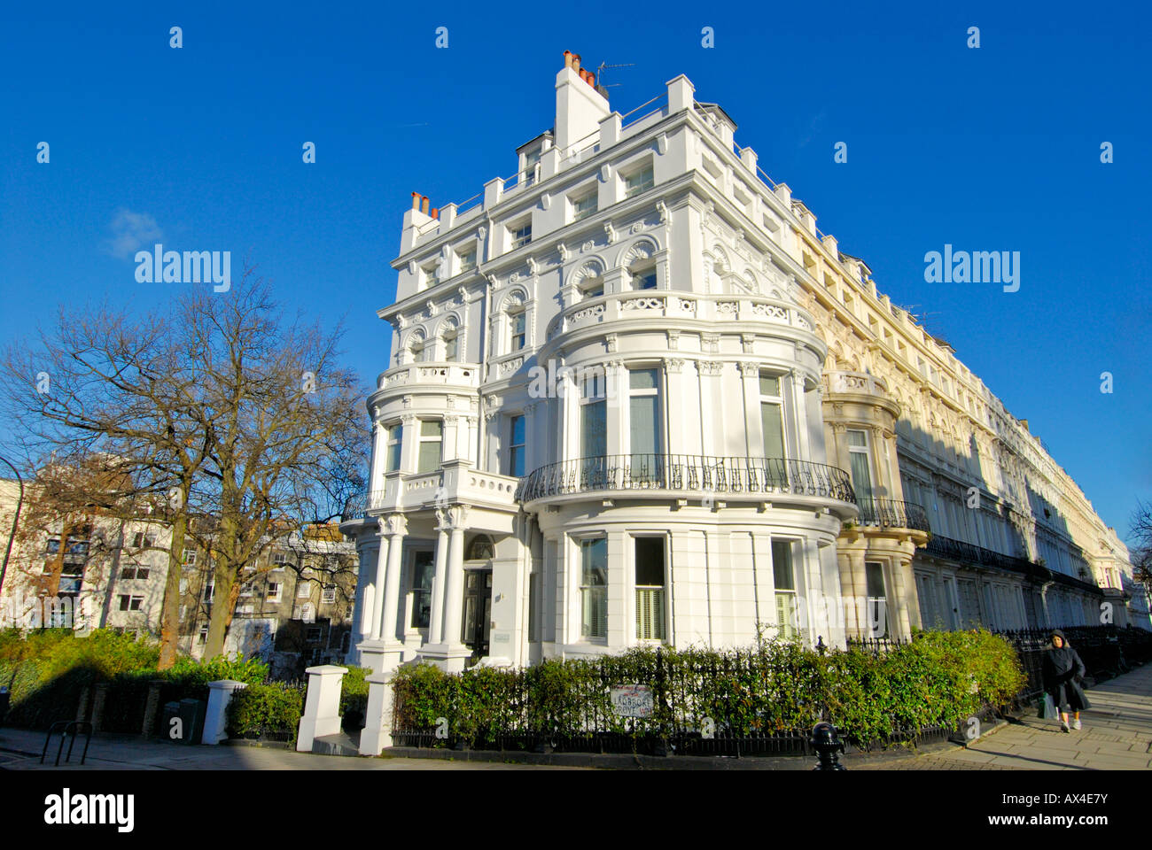Notting Hill appartamenti Ladbroke Grove West London w11 Regno Unito Foto Stock