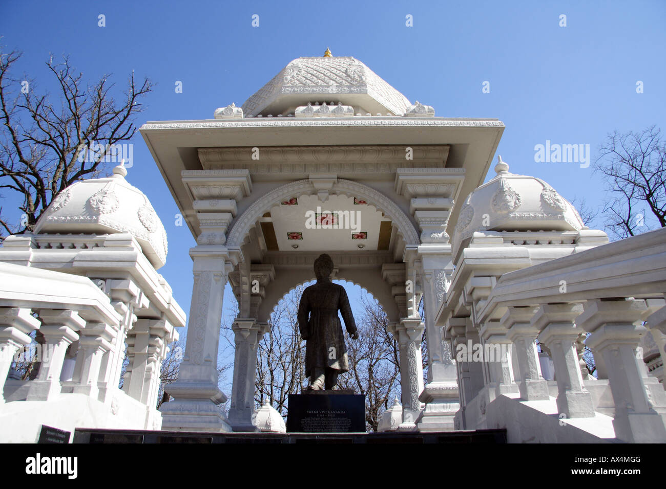 Swami Vivekananda . Il tempio indù di maggiore Chicago Foto Stock
