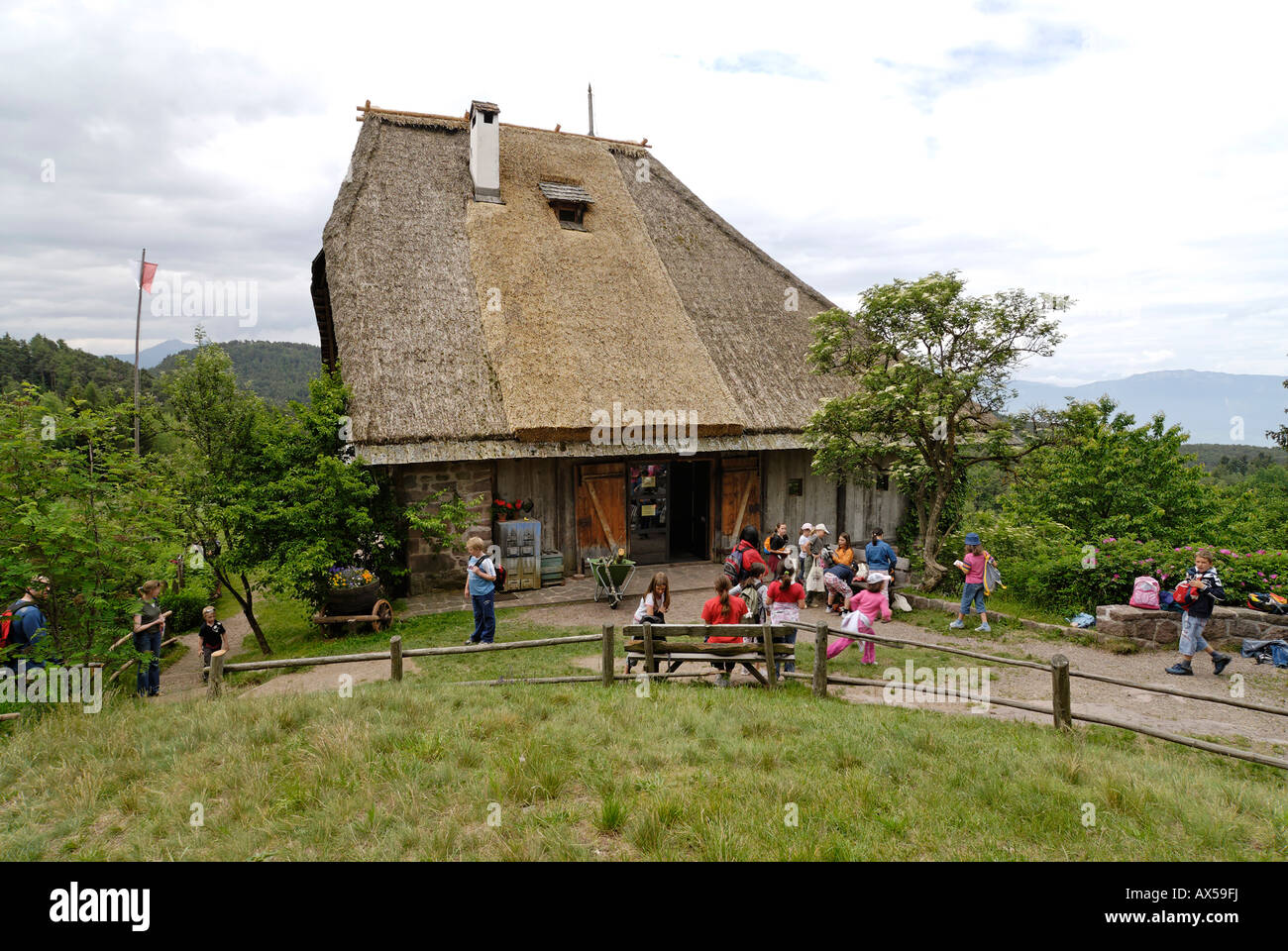 Plattner Bienenhof bee museum vicino a Soprabolzano a Renon Renon nei pressi di Bolzano Alto Adige Italia Foto Stock