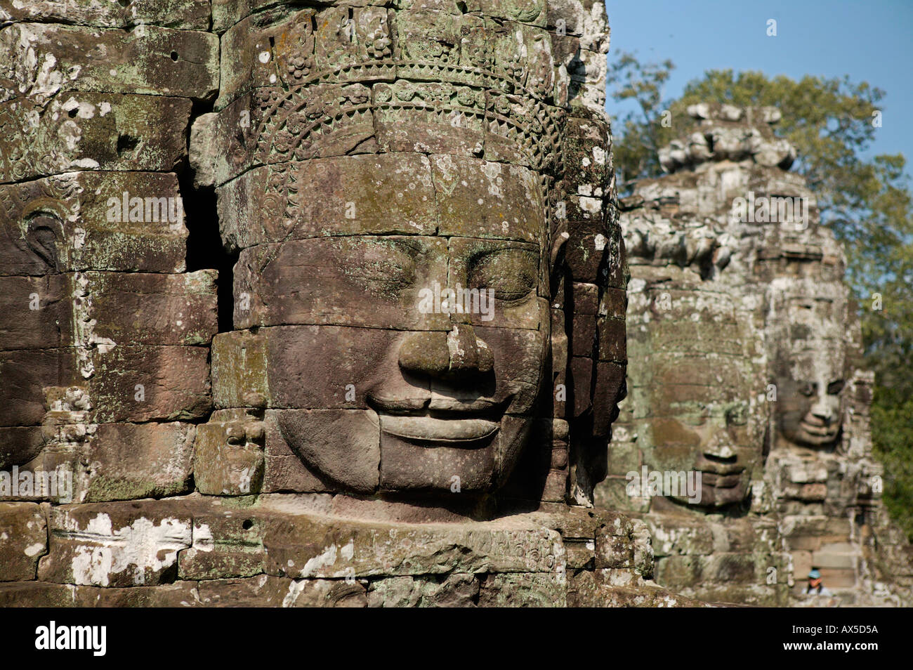 Angkor Thom Città dei Mille volti templi di Angkor Siem Reap Cambogia Asia Foto Stock
