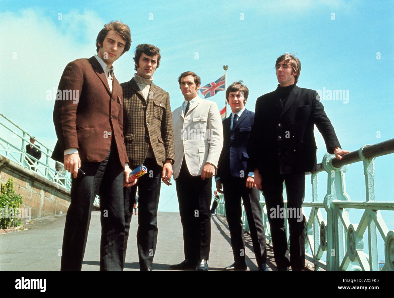 MOODY BLUES il gruppo britannico nel 1965 Foto Stock