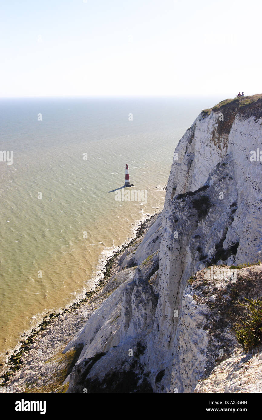 Chalk Cliff a Eastbourne Foto Stock