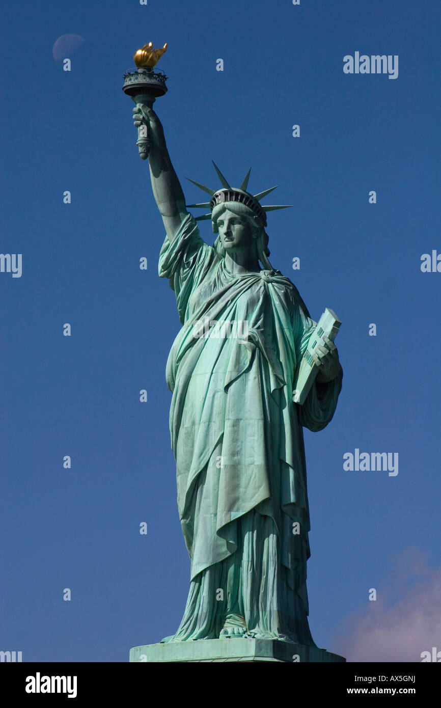 Statua della Libertà, New York, Stati Uniti d'America Foto Stock