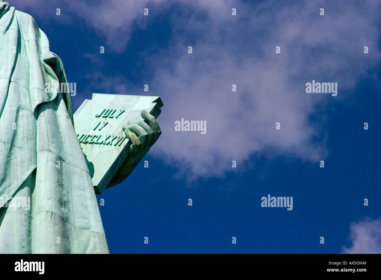Statua della Libertà, New York, Stati Uniti d'America Foto Stock
