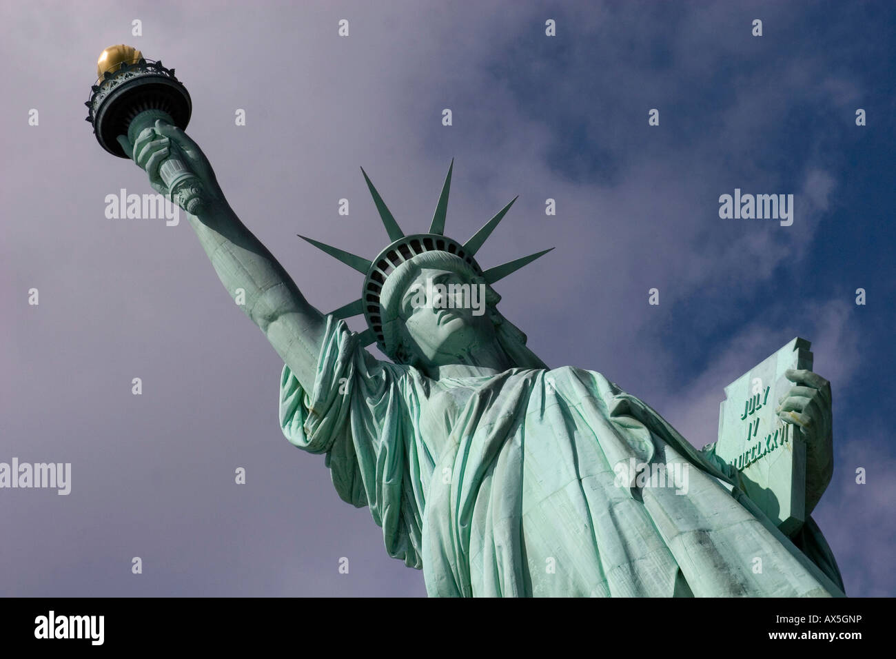 Statua della Libertà, New York, Stati Uniti d'America Foto Stock