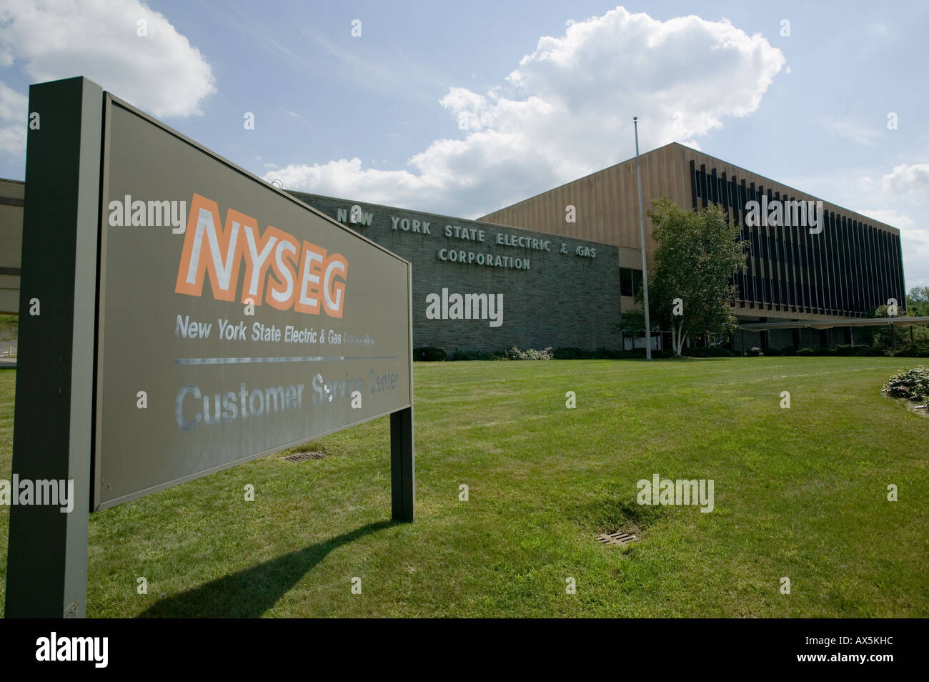 NYSEG corporate headquarters Ithaca New York Foto Stock