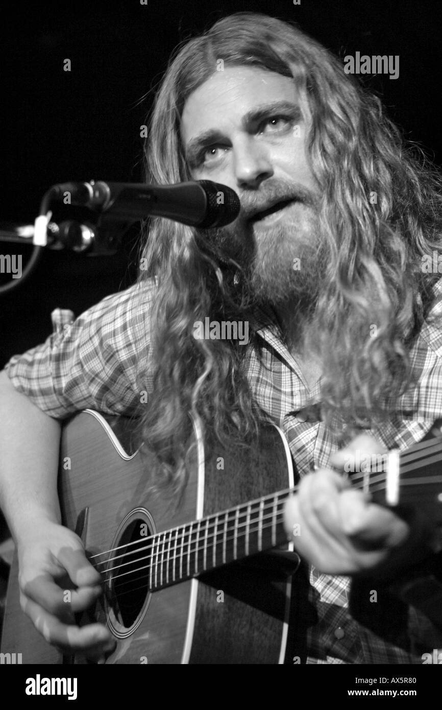 White Buffalo live all'aborigeno di Newquay Cornwall Regno Unito Foto Stock