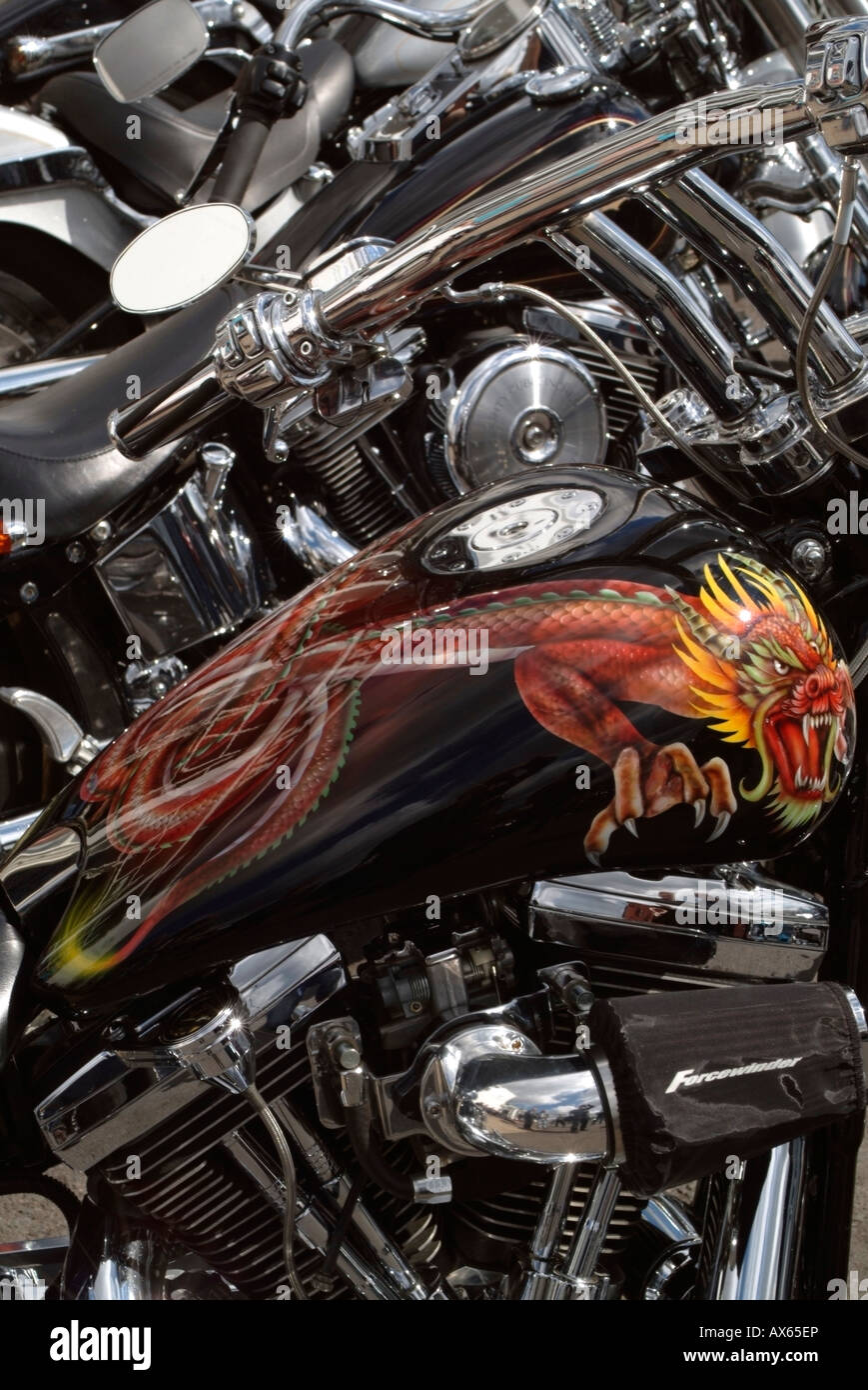 "Harley Davidson Moto" Foto Stock