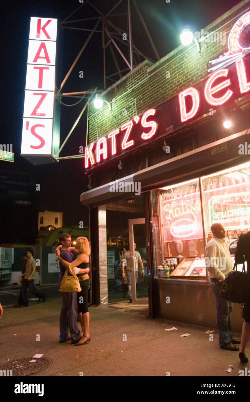 Katz's Deli Houston Street Lower East Side di New York City, sito di HARRY TI PRESENTO SALLY Foto Stock