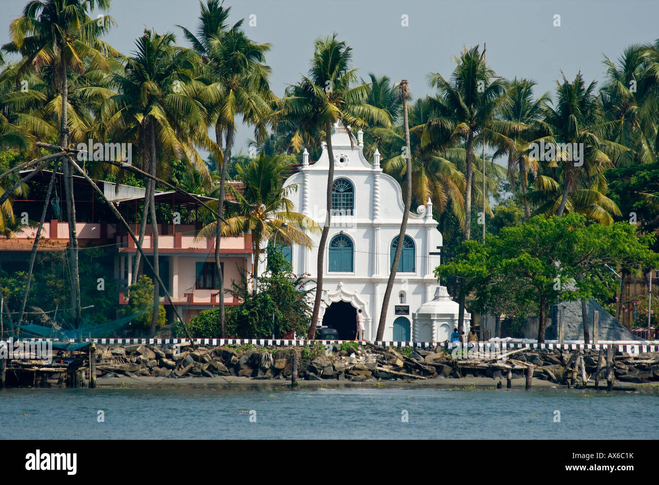 La chiesa cristiana in India Cochin Foto Stock