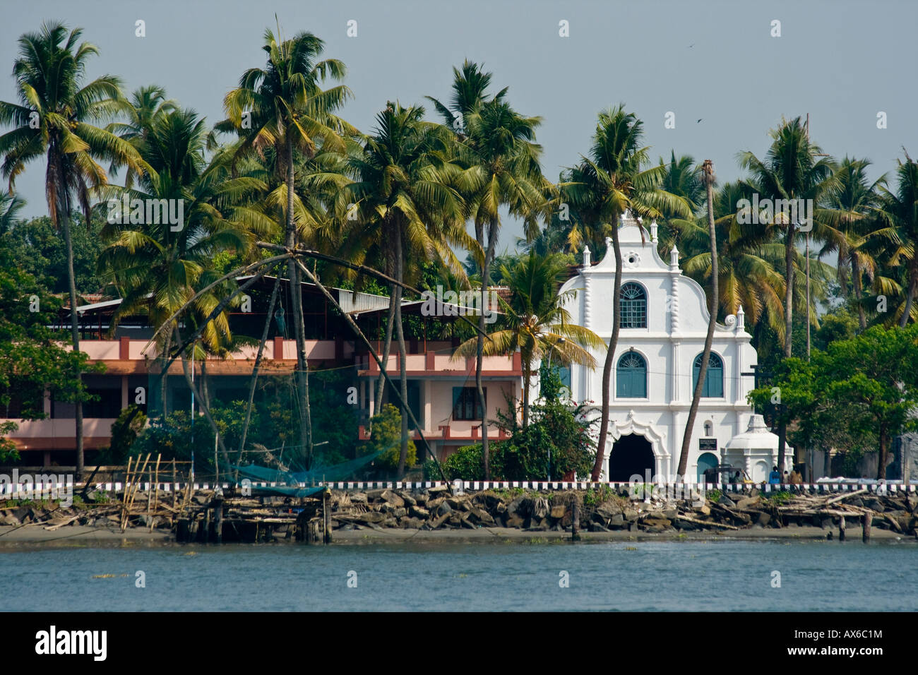 La chiesa cristiana in India Cochin Foto Stock