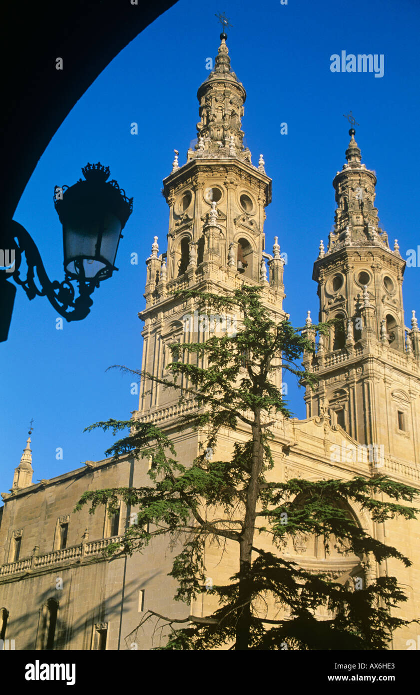 Cattedrale di Logroño. La Rioja. Spagna settentrionale Catedral de Santa María de la Redonda Foto Stock