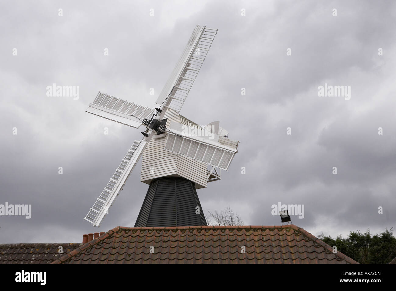 Il mulino a vento di Wimbledon. Foto Stock