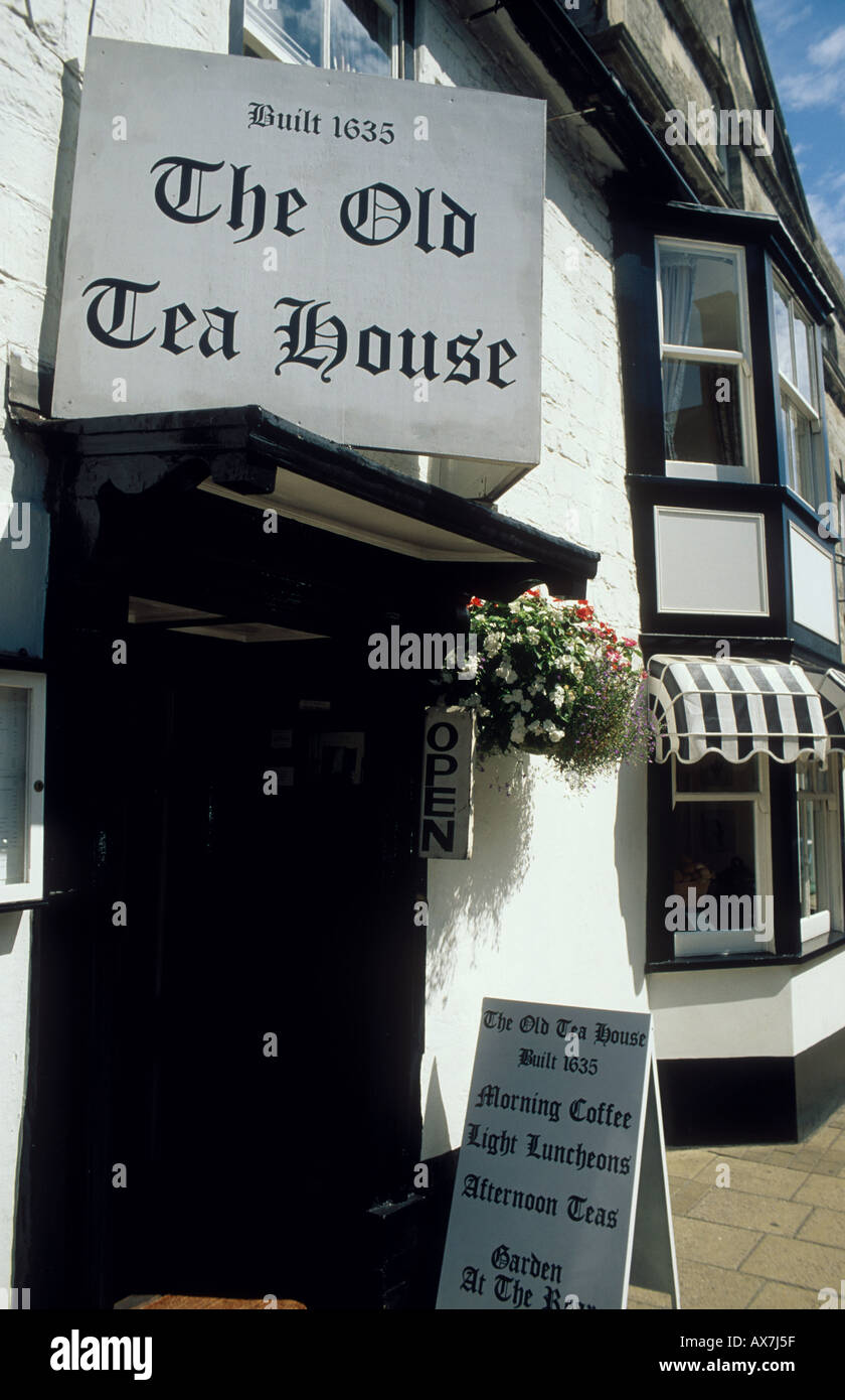 Sala da tè, Dorchester Dorset, Regno Unito Foto Stock