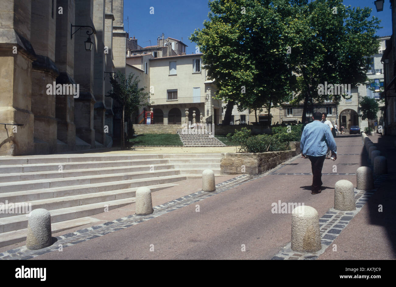 Città vecchia, Montpellier, Languedoc Roussillon Francia Foto Stock