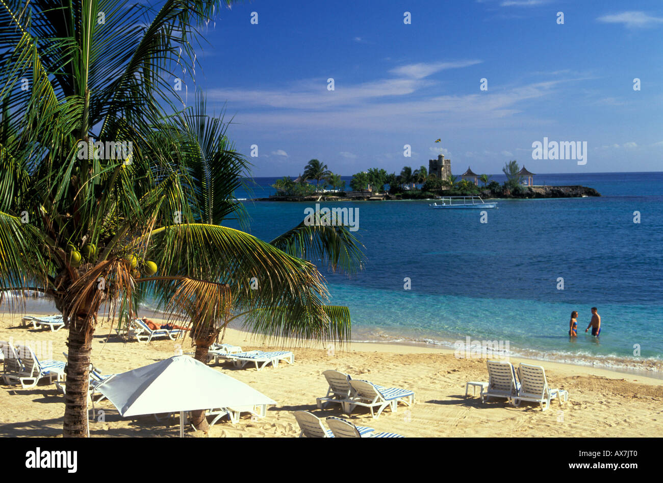 Le coppie Ressort, Ochos Rios Jamaika, Karibik Foto Stock