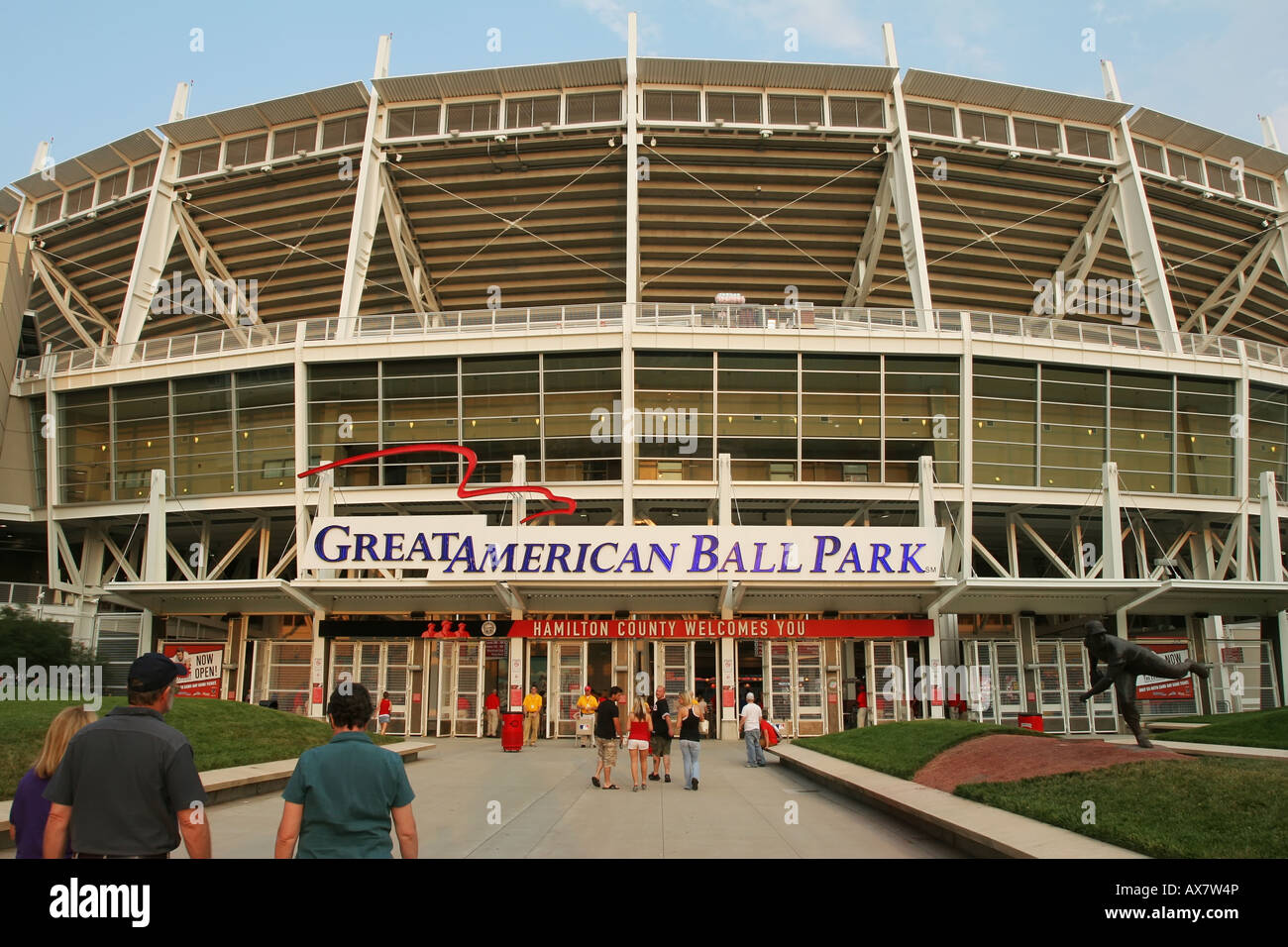 Great American Ball Park Cincinnati in Ohio Cincinnati Reds baseball team home campo Foto Stock