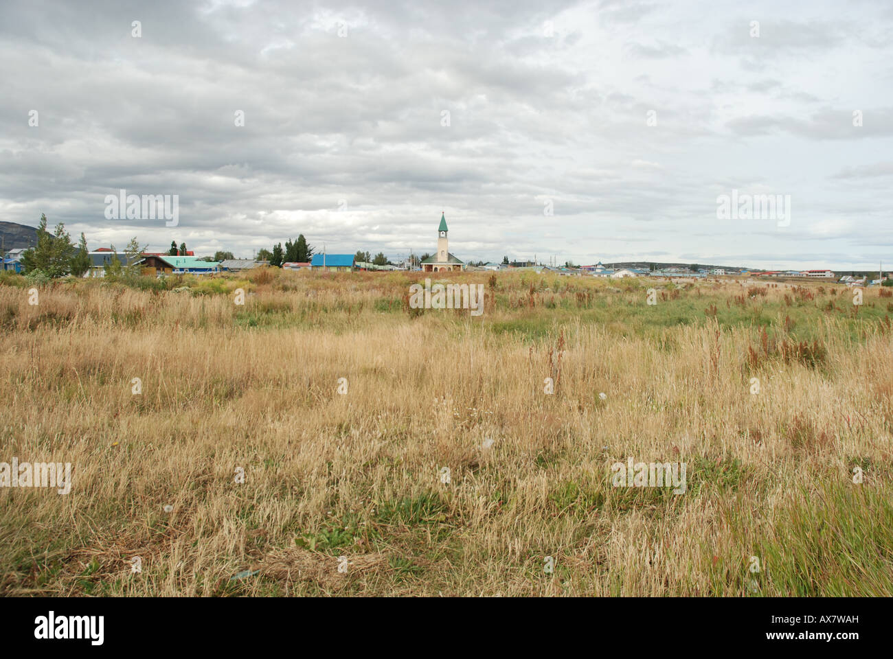 La Chiesa a Puerto Natales, Patagonia, Cile, Sud America Foto Stock