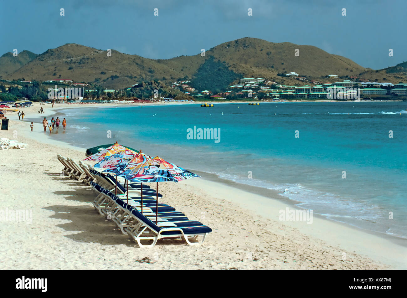 Orient Bay Beach, Francese St Maarten Foto Stock